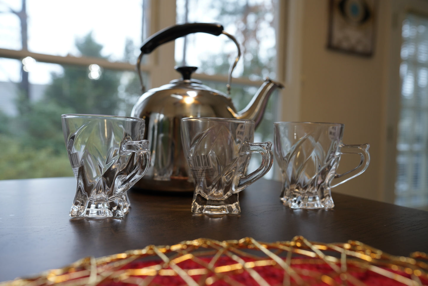 Swirl Tea Glass Cups
